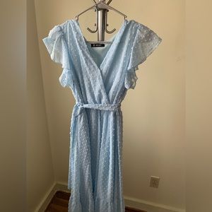 Baby blue dress bought from Amazon
